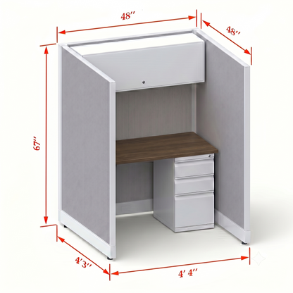 Cubicle Stations 67H Single