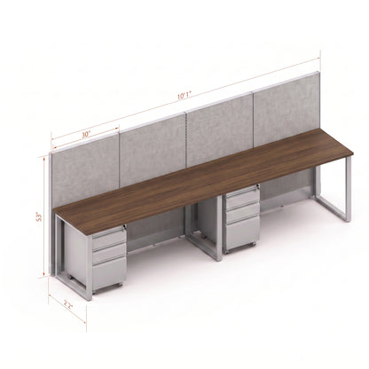 Open Workstation 53H 2pack Inline