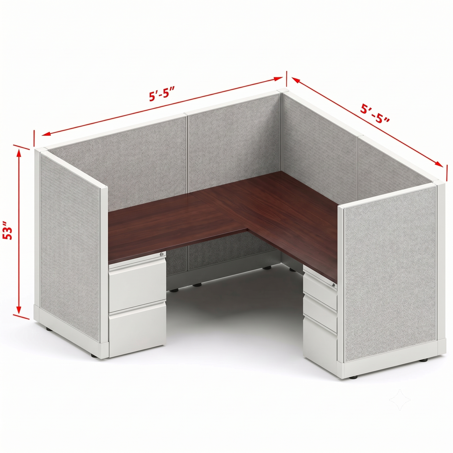 Workstation Desk 53H Single
