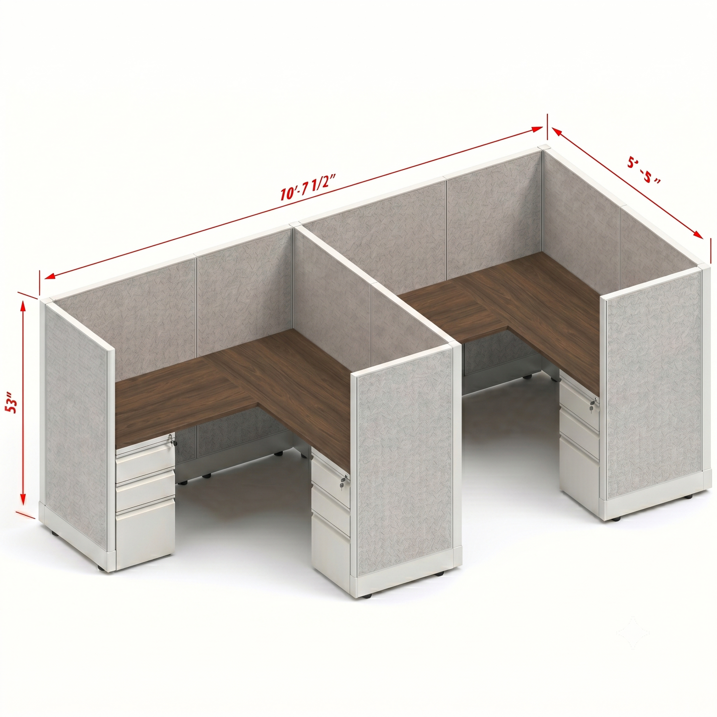 Workstation Desk 53H 2pack inline