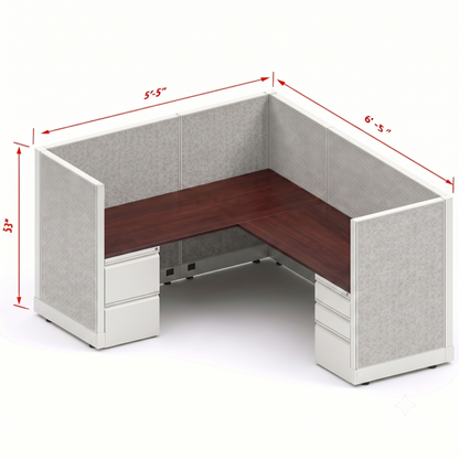 Workstation Desk 53H Single