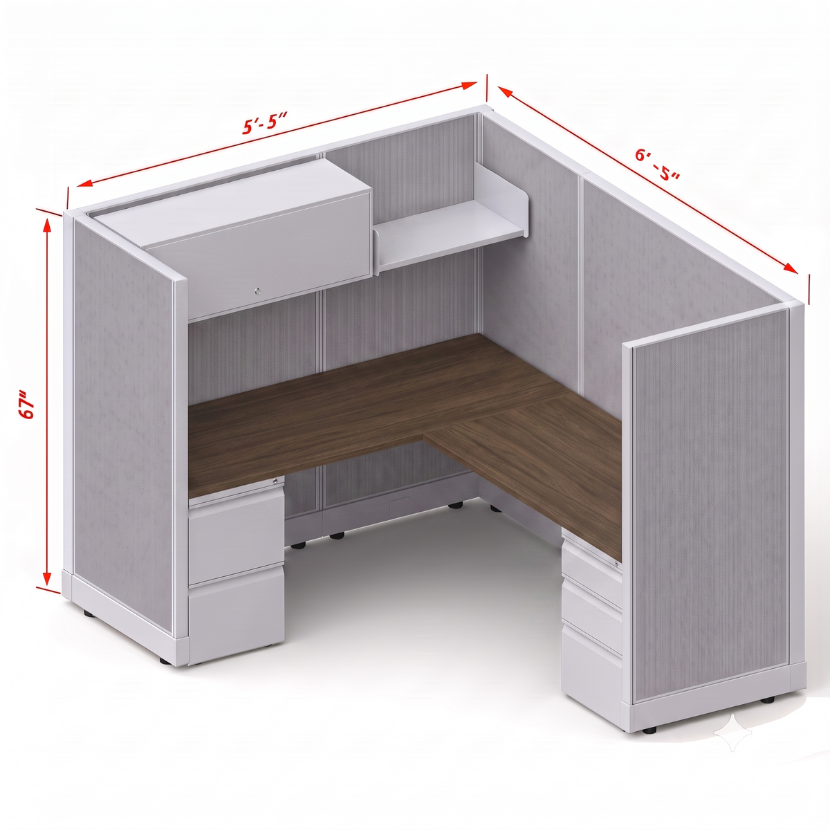 Workstation Desk 67H Single