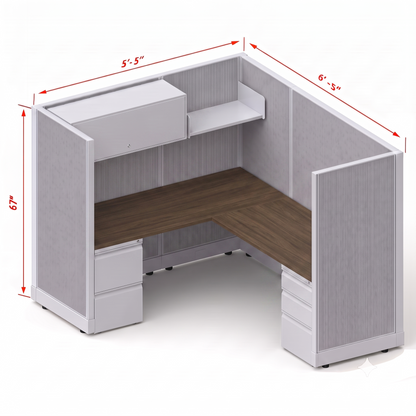 Workstation Desk 67H Single