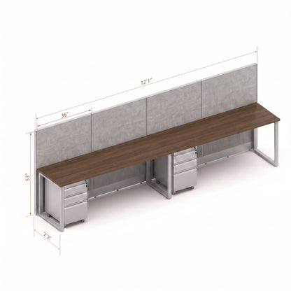Open Workstation 53H 2pack Inline