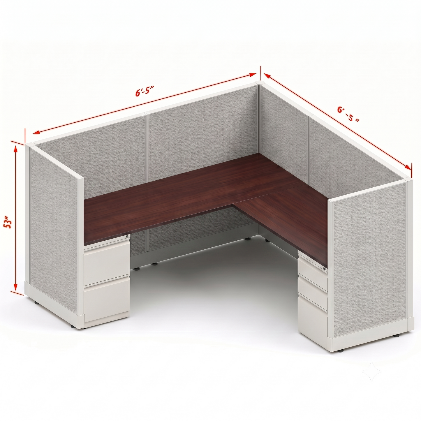 Workstation Desk 53H Single
