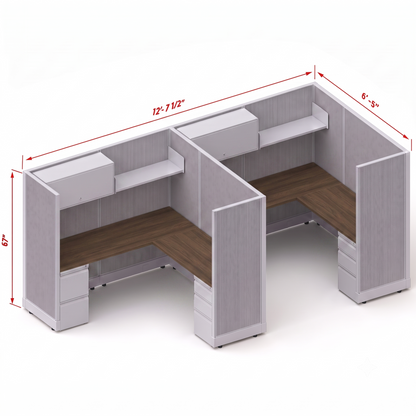Workstation Desk 67H 2pack inline