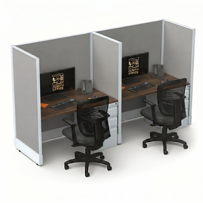 Office Cubicle Desk 53H 2pack Inline