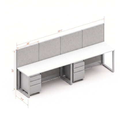 Open Workstation 53H 2pack Inline