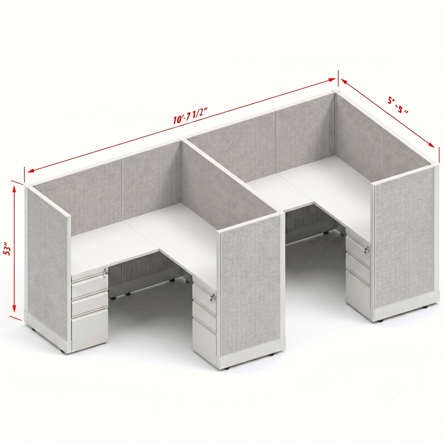 Workstation Desk 53H 2pack inline
