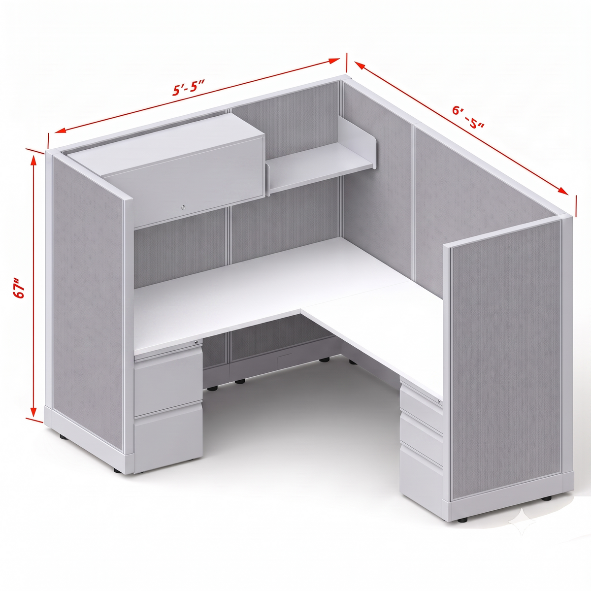 Workstation Desk 67H Single