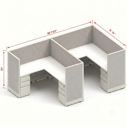 Workstation Desk 53H 2pack inline