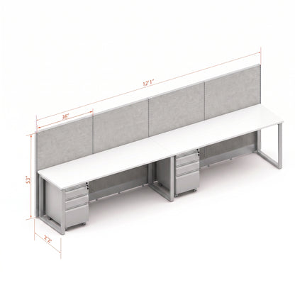 Open Workstation 53H 2pack Inline