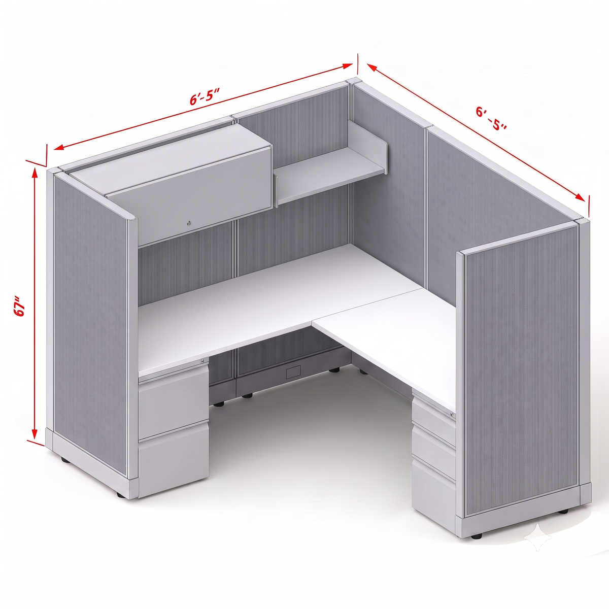 Workstation Desk 67H Single