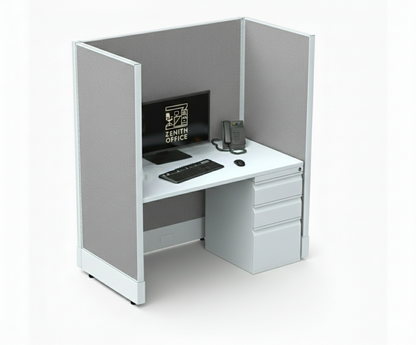 Office Cubicle Desk 53H Single